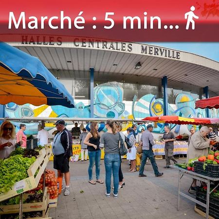 Le Reflet Merville - Central & Chic - Aufildeโลริอ็อง ภายนอก รูปภาพ